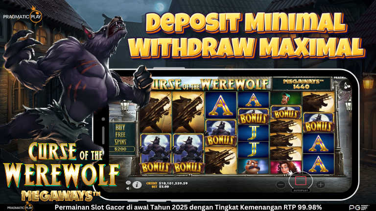 Curse of the Werewolf Megaways: Serigala Sumatra Keren