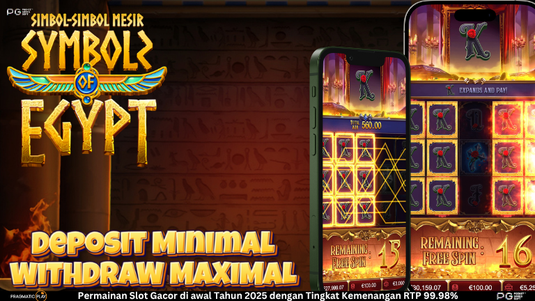 Symbol of Egypt Slot Online: Mengungkap Misteri Mesir Kuno Bersama PG Soft