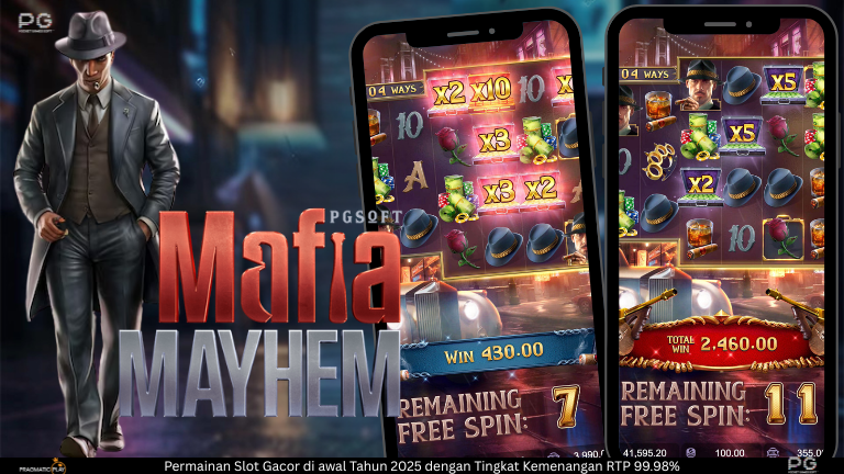 Mafia Mayhem – Dunia Kejahatan Terang Benderang di Layar Slot
